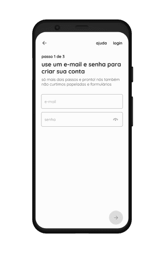 cadastro - app